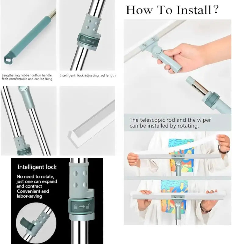 180Β° Rotatable Floor Wiper β Cleaning Tool