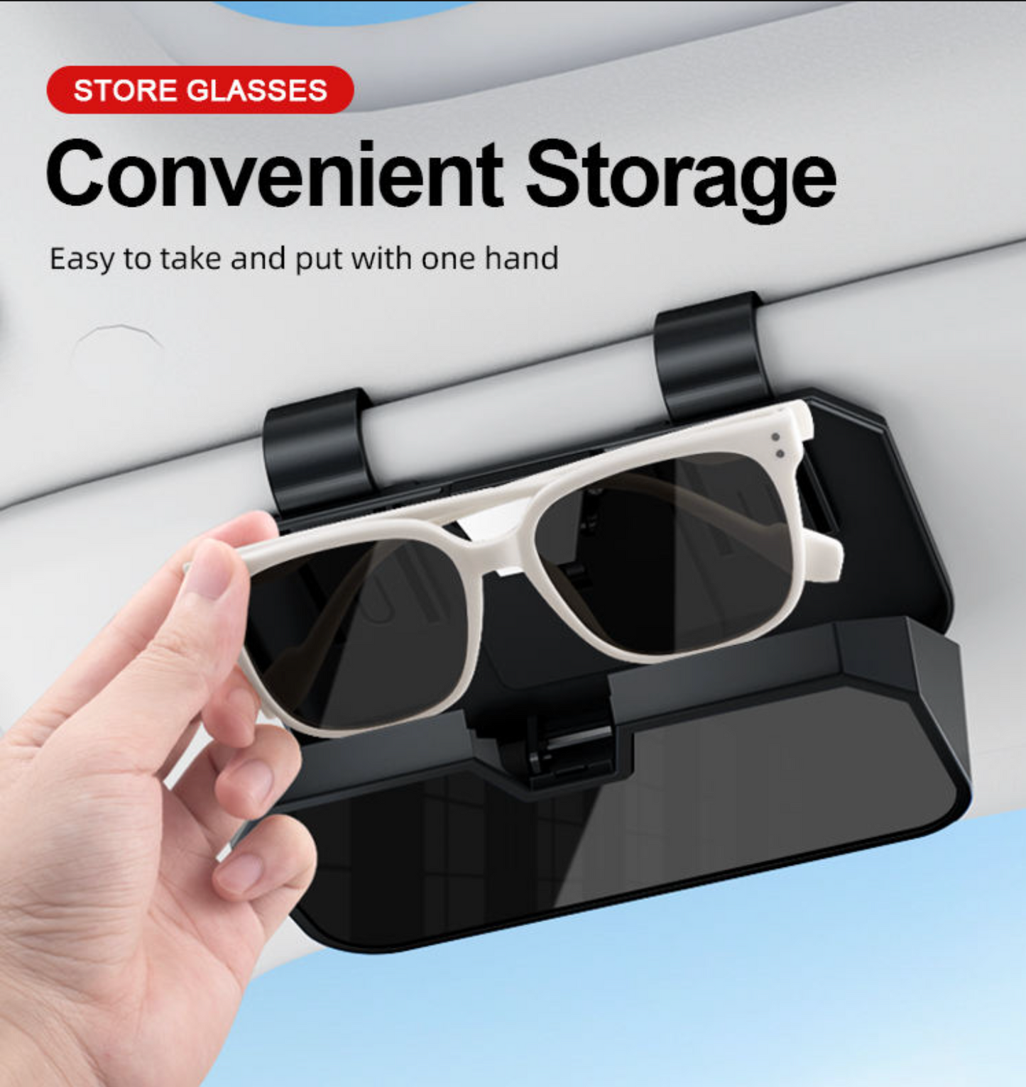 Clip On Sunglasses Holder