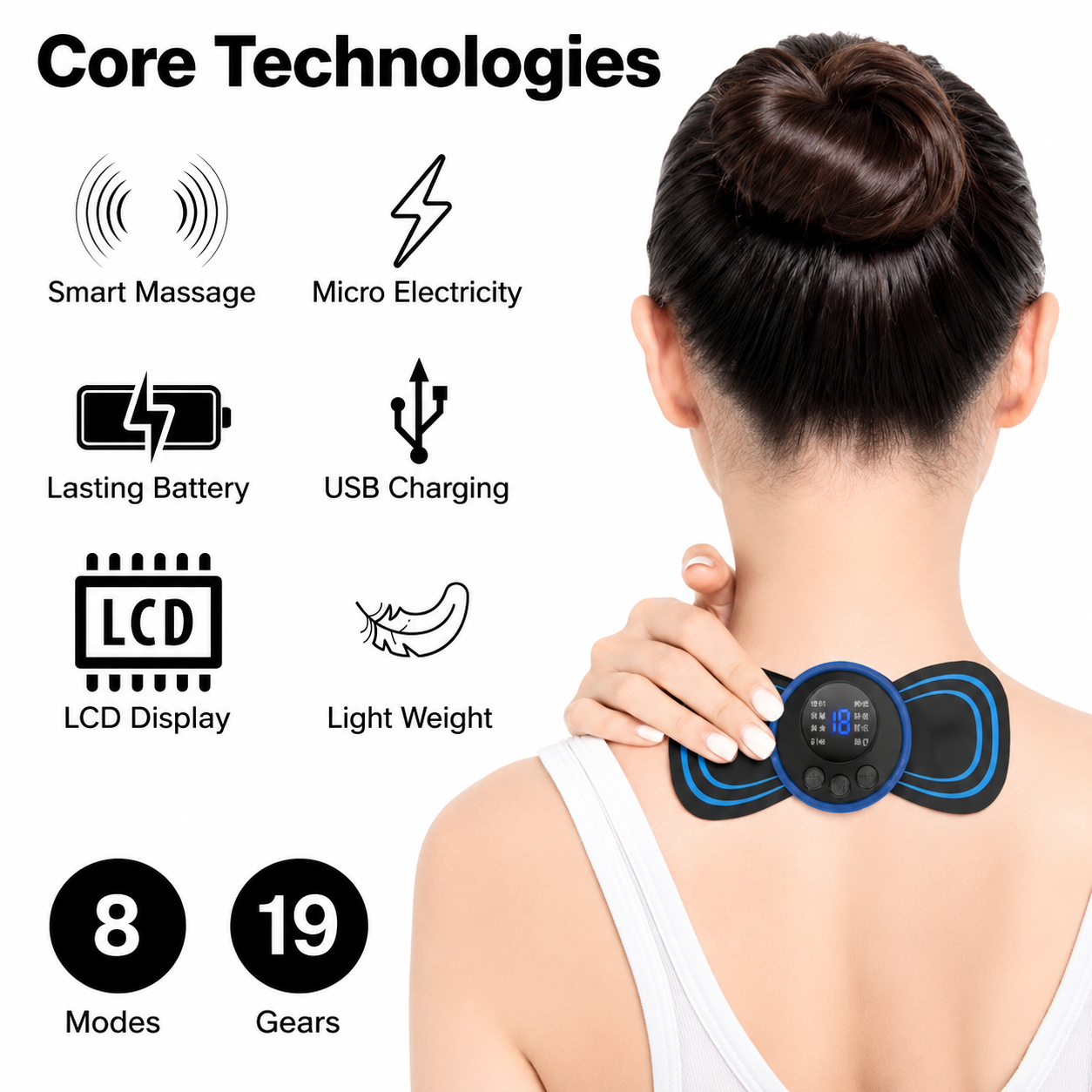 Butterfly Neck Massager